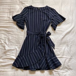 Express wrap mini dress size xs